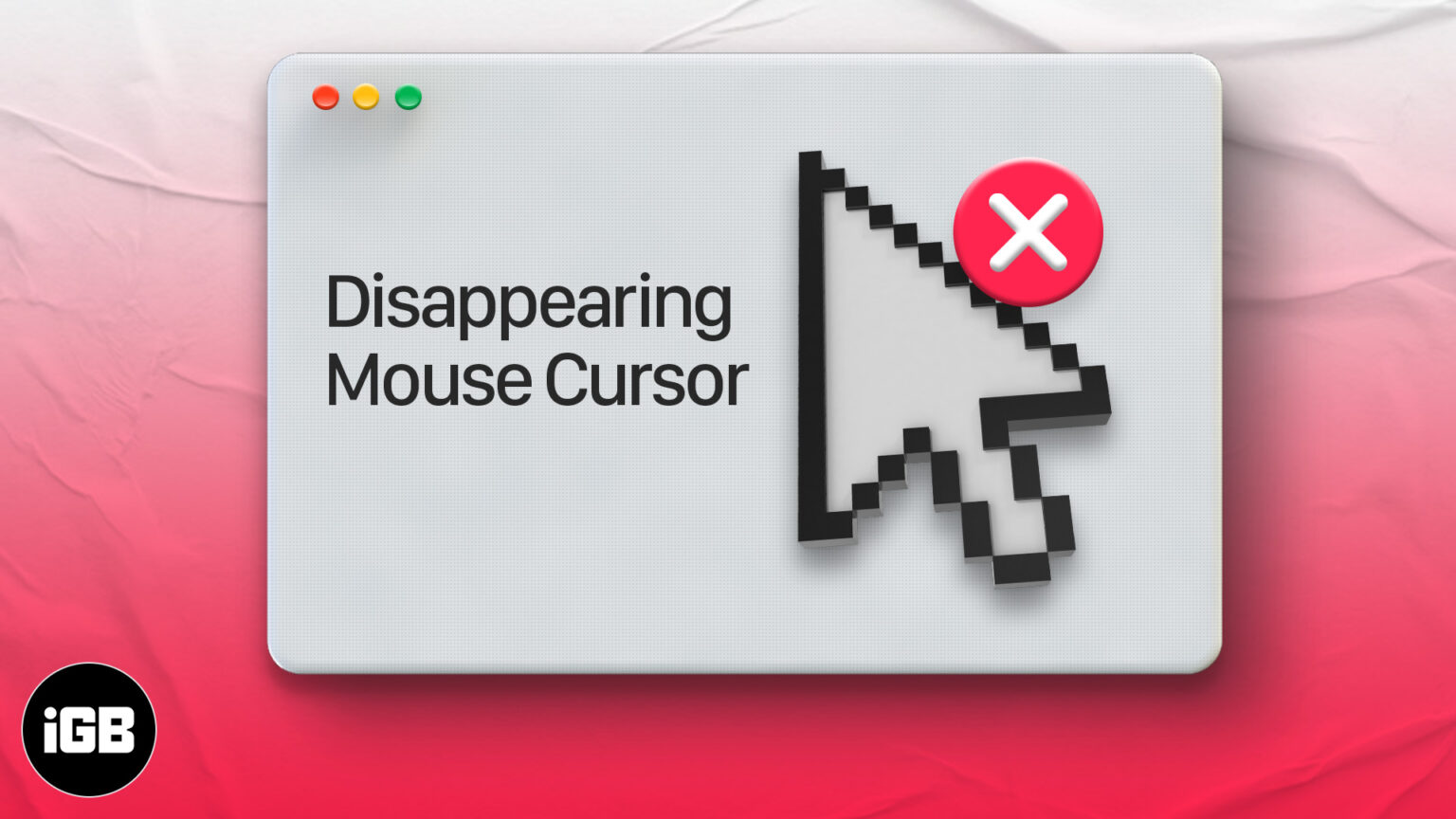 word for mac cursor disappears